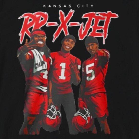 Rashee Rice Kansas City RR-X-JET Shirt 169 - Picture 2 of 5